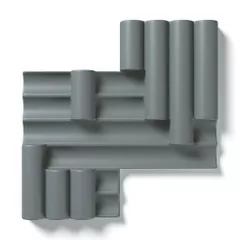 Керамогранит 760355 Rilievi 01 Ombra 50mm 36x35