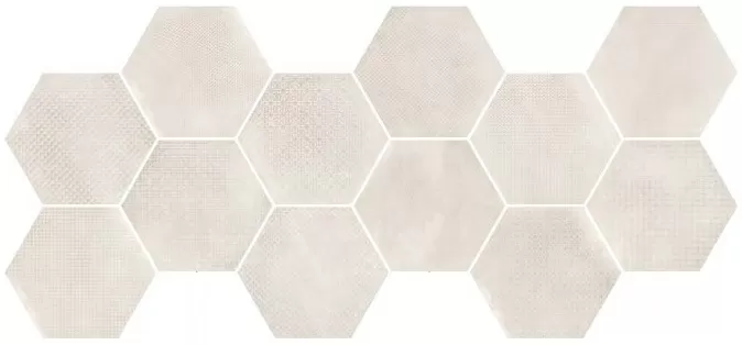 Керамогранит 23601 Urban Hexagon Melange Natural 29,2X25,4