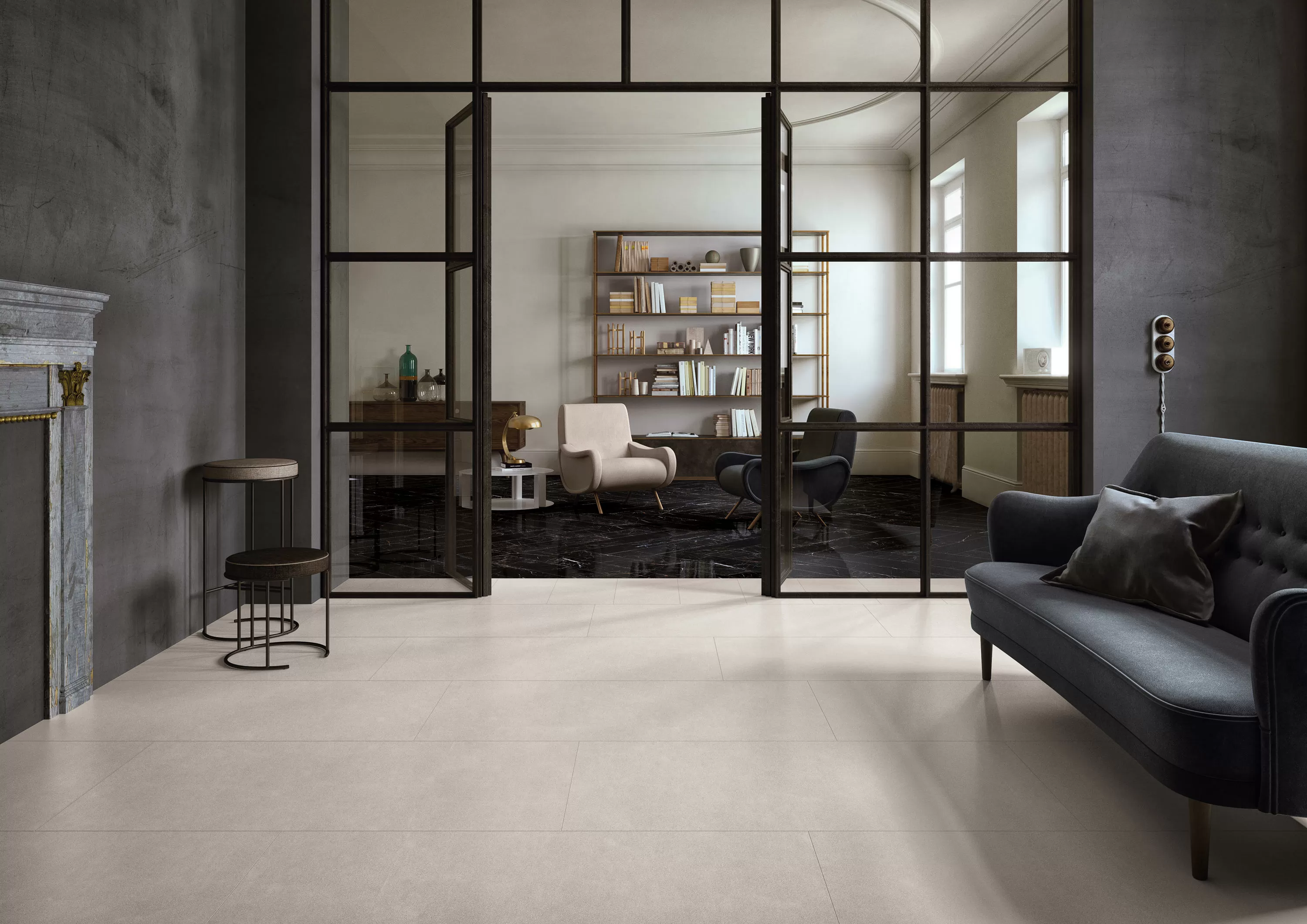 Керамогранит SILVER GREY 60 LAP 60X60