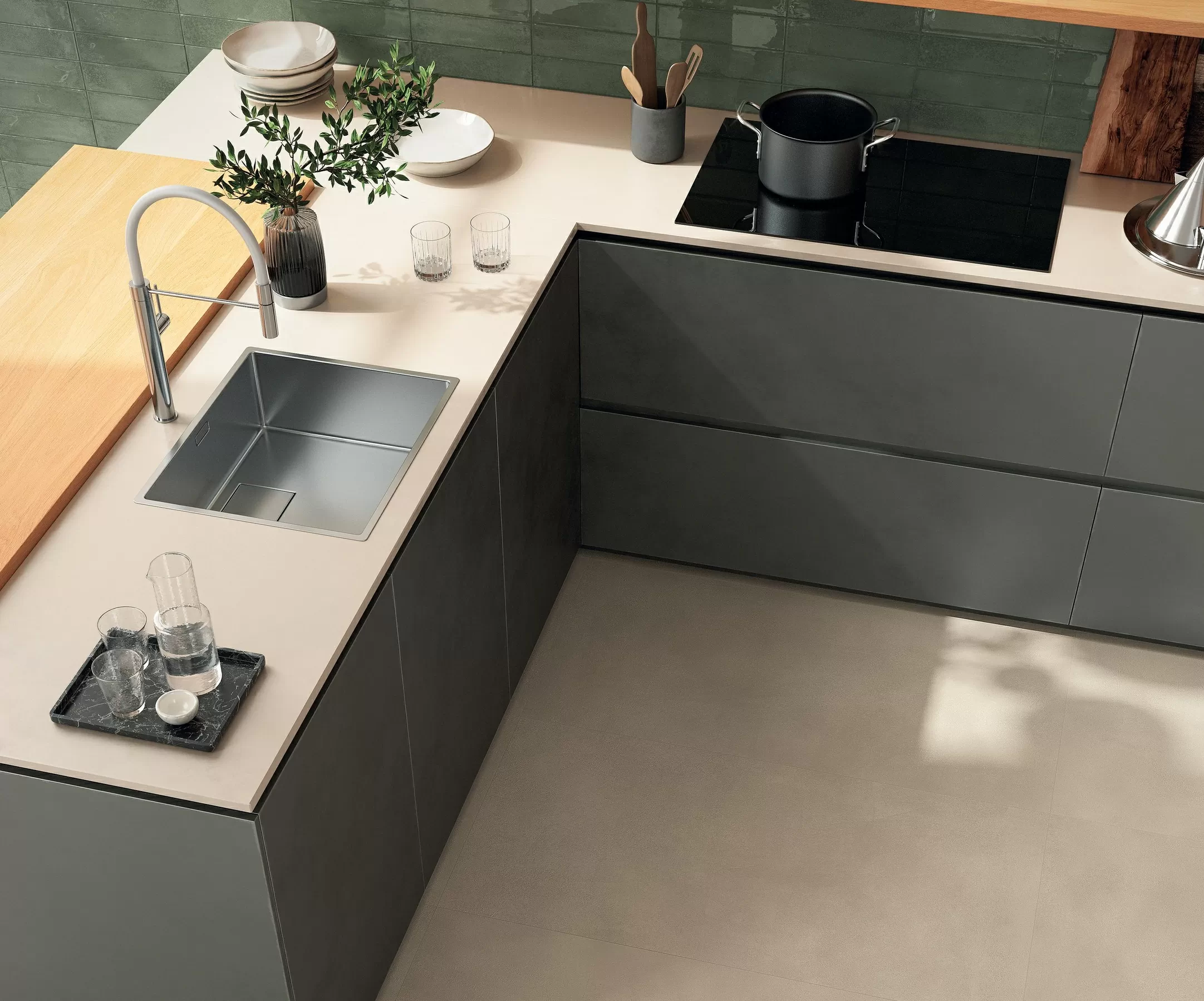 Керамогранит 600010002401 Rinascente Resin Cream Matt Rett 120x120