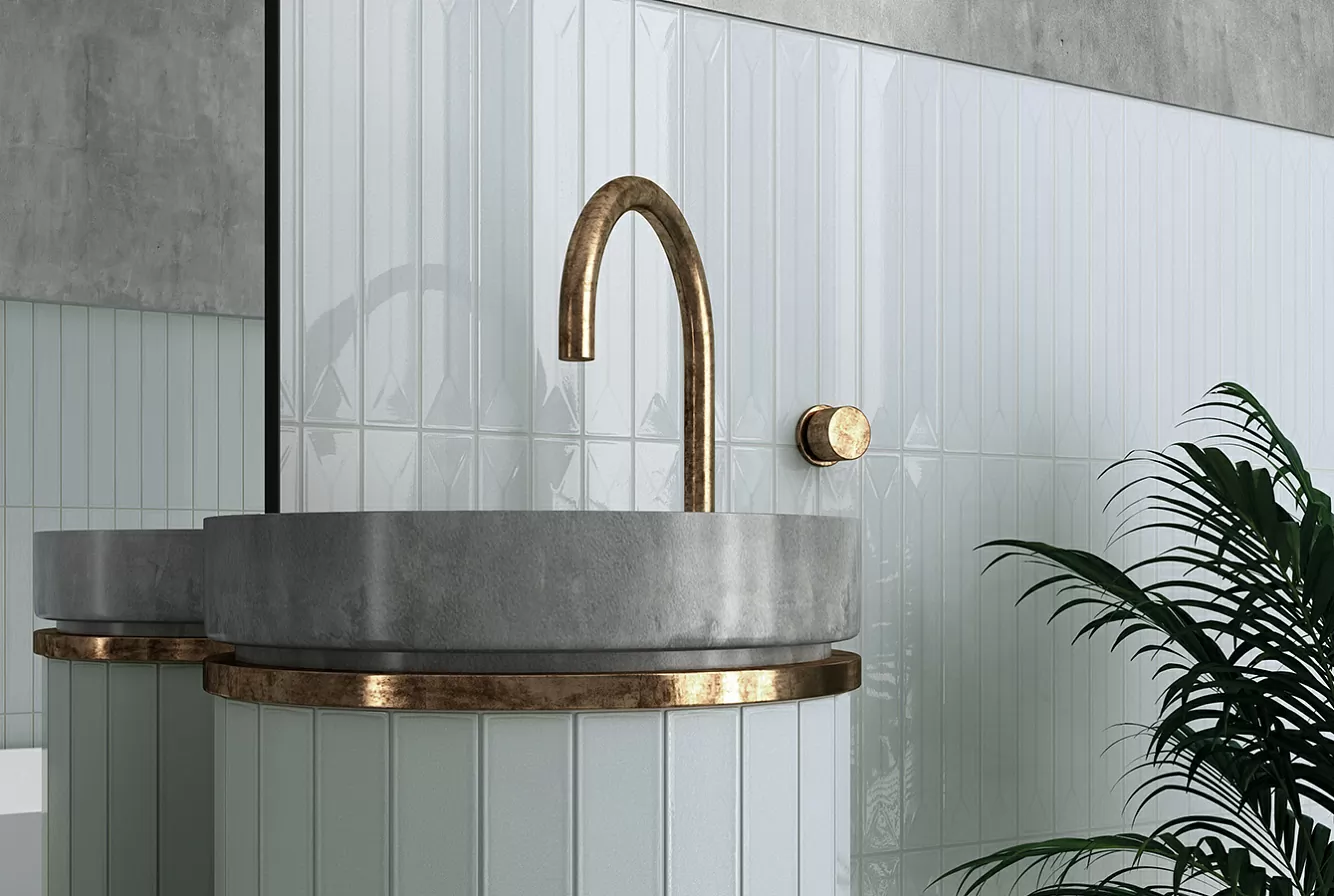 Плитка 31154 Vitral Axis Light Grey 5x40