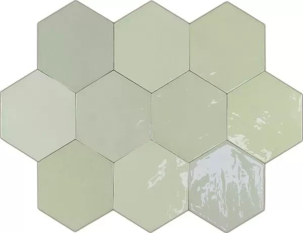 Плитка 122083 ZELLIGE HEXA MINT 10,8x12,4