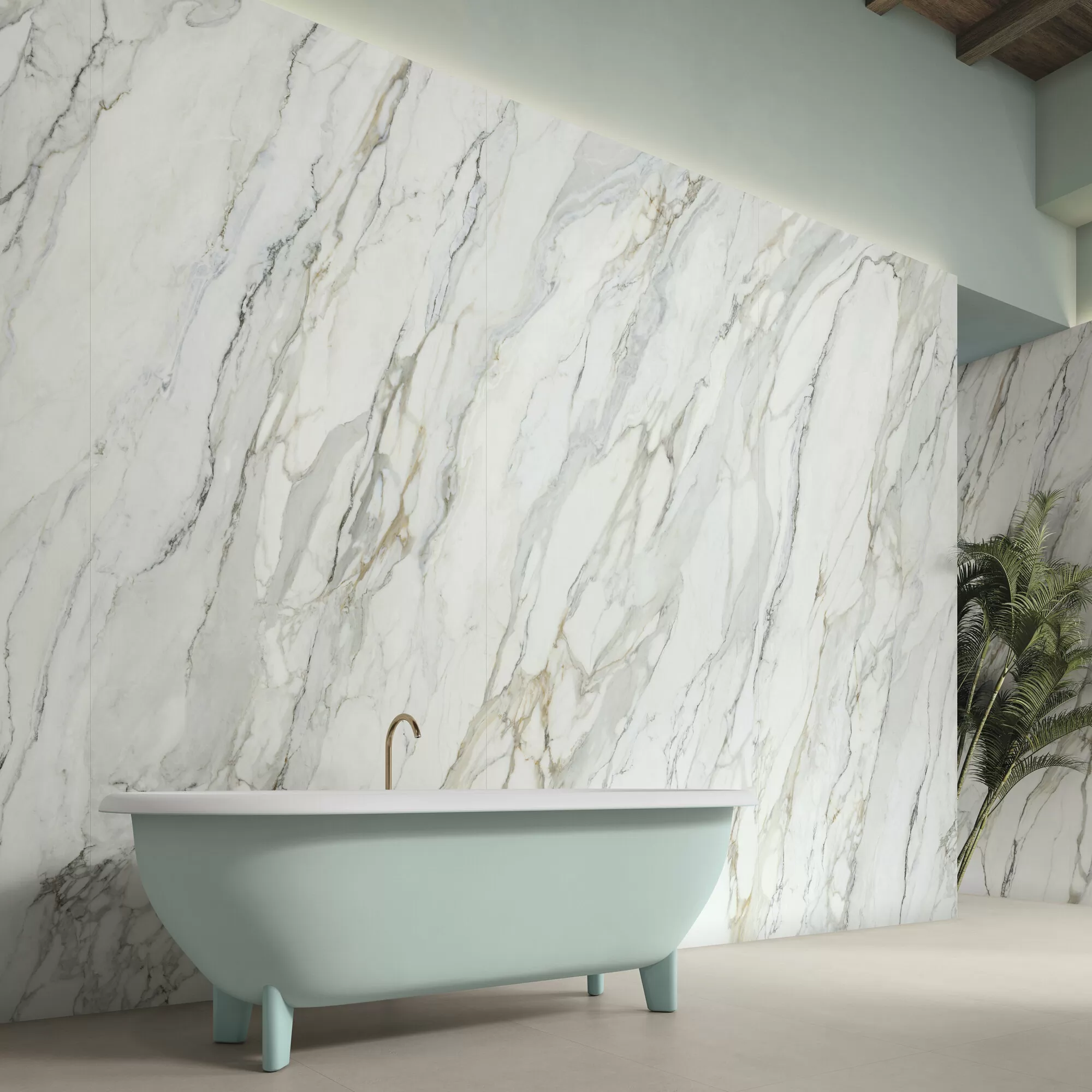 Керамогранит A041145 Arabescato Clover Green Matt Rect 60x120