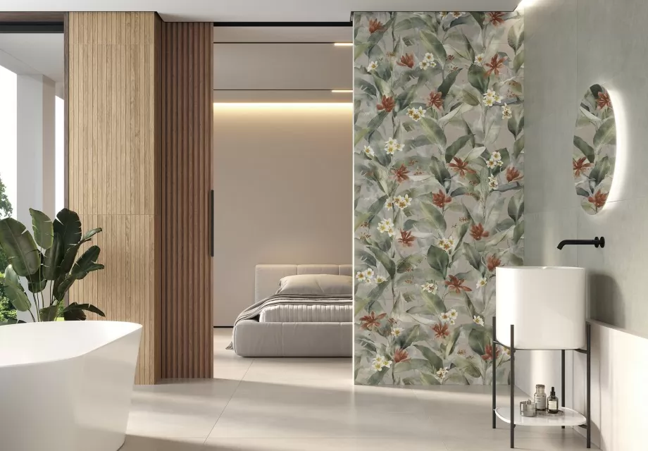 Керамогранит 17550 Floresta джунгли многоцветный ректификат 60x120