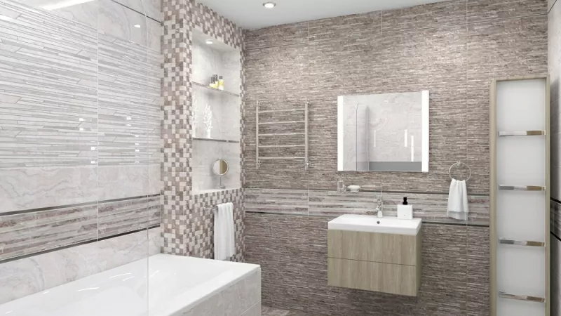 Керамогранит Marmo коричневый 40х40