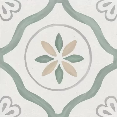 Керамогранит Sirocco Green Petals 22,3x22,3