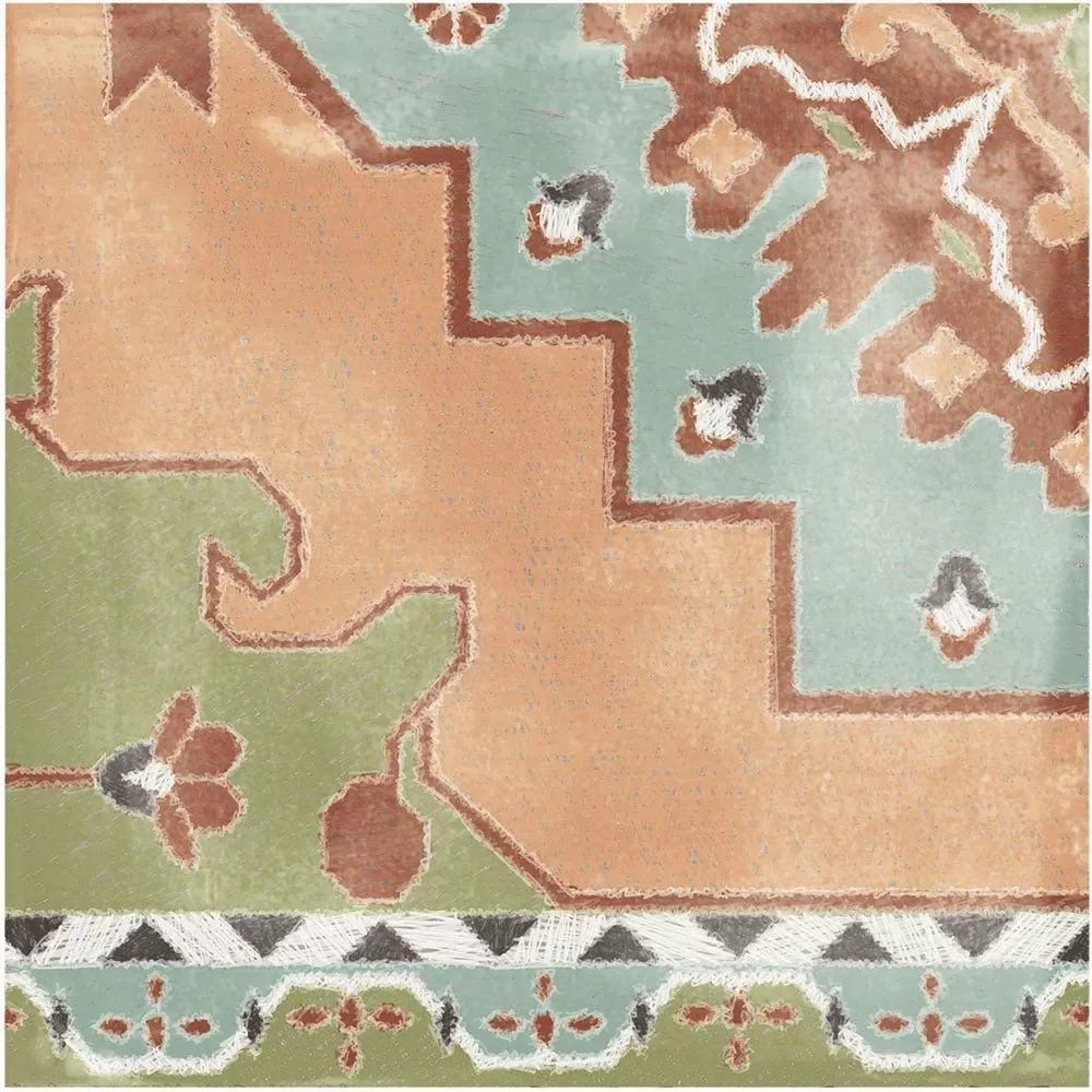 Керамогранит 0003351 PLAY CARPET MIX MULTICOLOR 20x20