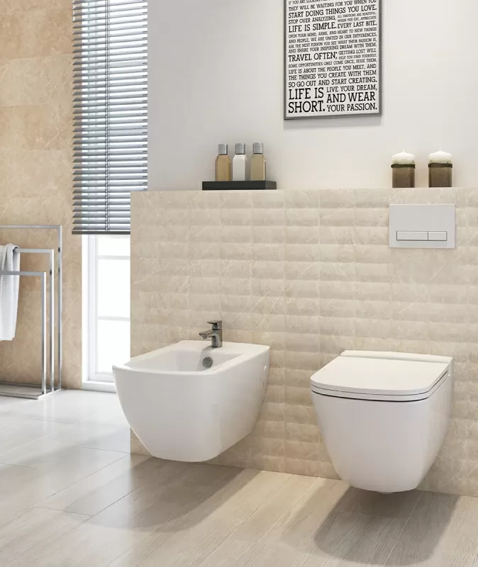 Плитка O-SOA-WTD302 Soft Marble светло-бежевый рельеф 24x74