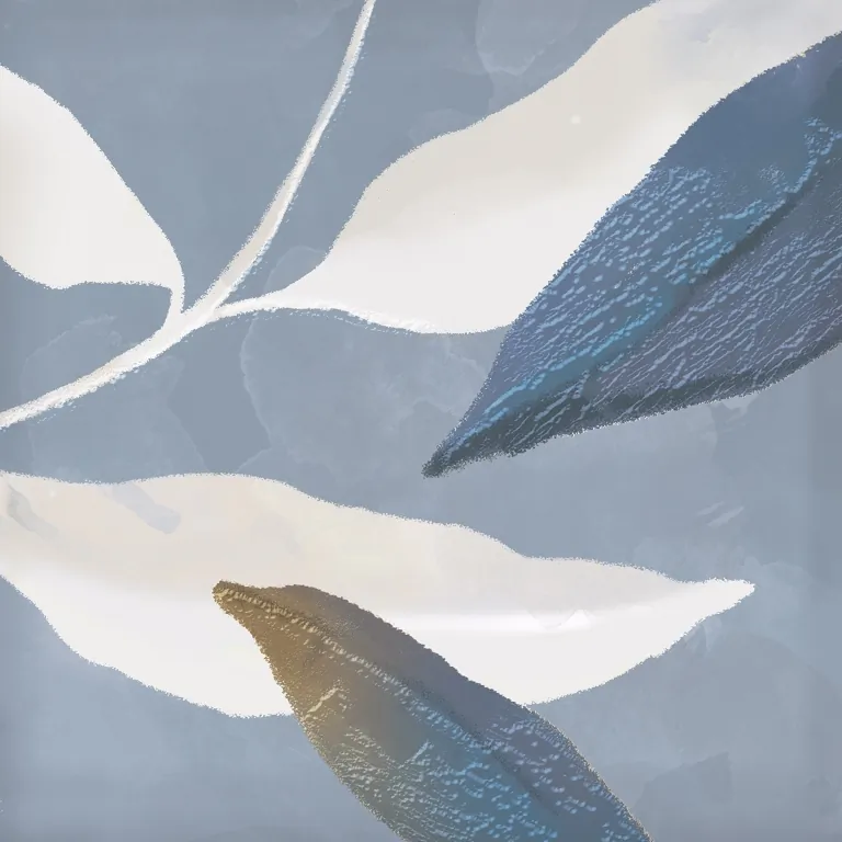 Плитка Leaves Blue 15x15