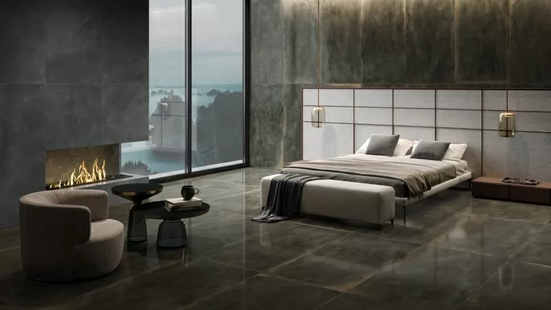 Керамогранит 610130005316 Continuum Brass Gold Battiscopa 7.2x80