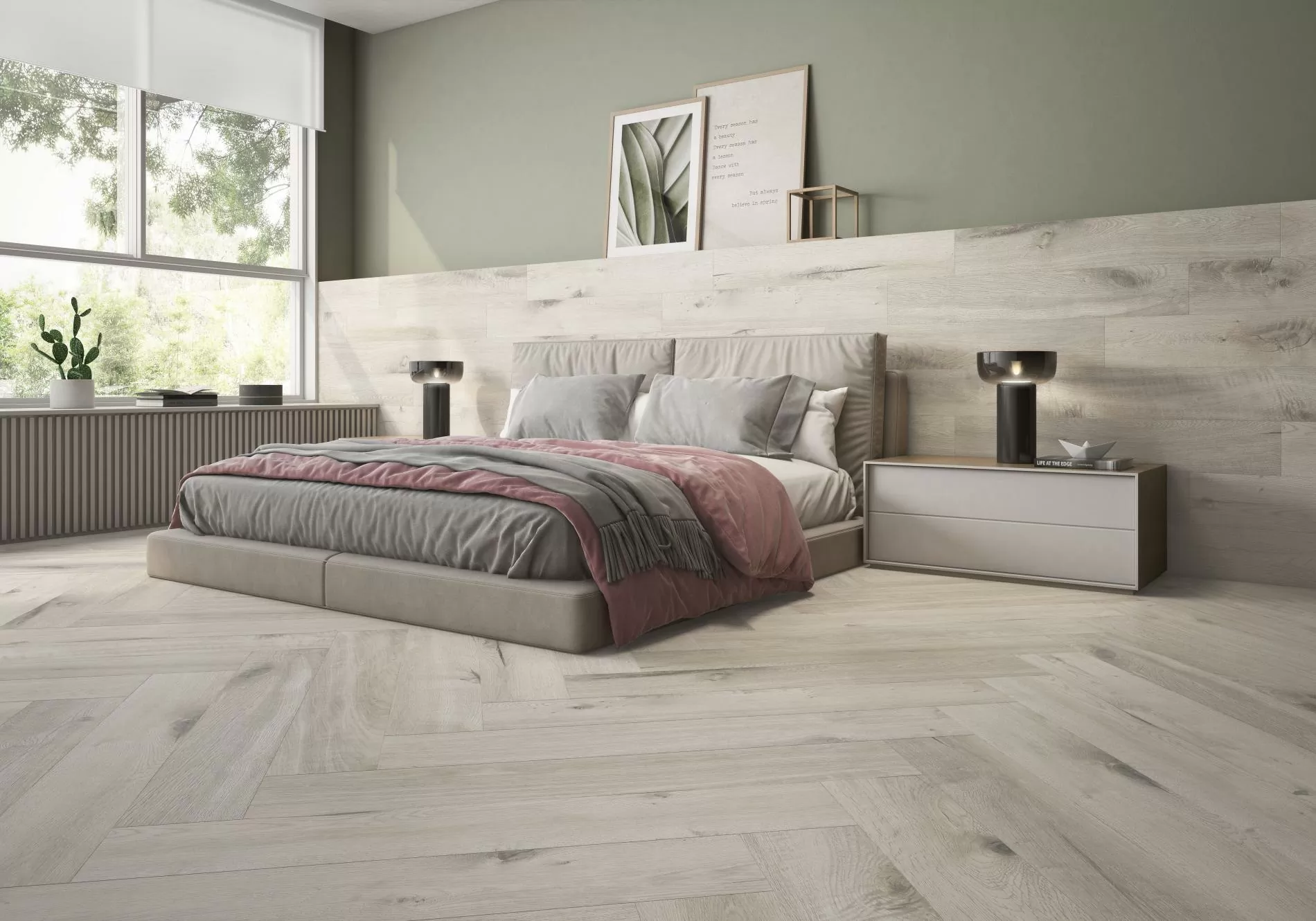 Керамогранит Es.Oldmanor Dark Matt Rect. 90x90