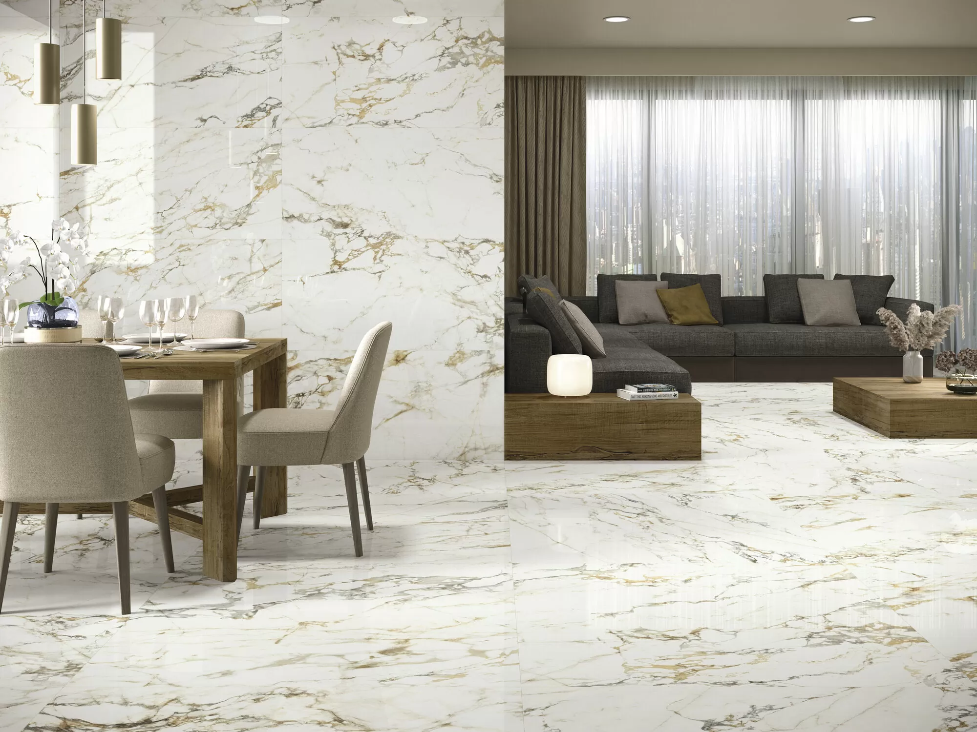 Плитка Bellagio Loma Gloss Rectificado 40x120
