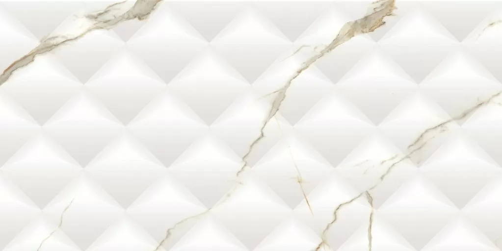Плитка LE63063B-F50 Bianco Carrara Classico Monticulo Rectificado 30х60