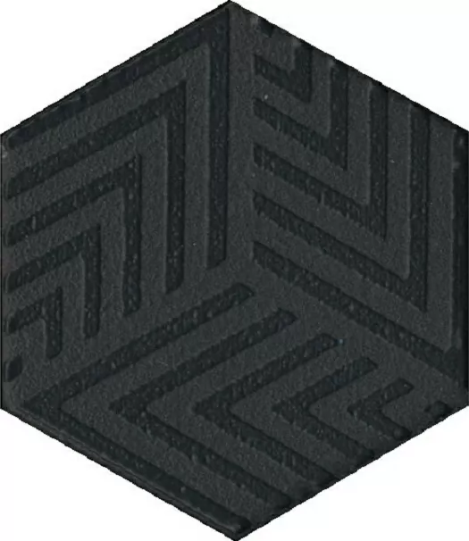 Керамогранит OS/B241/63001 Декор Агуста черный 6х5,2