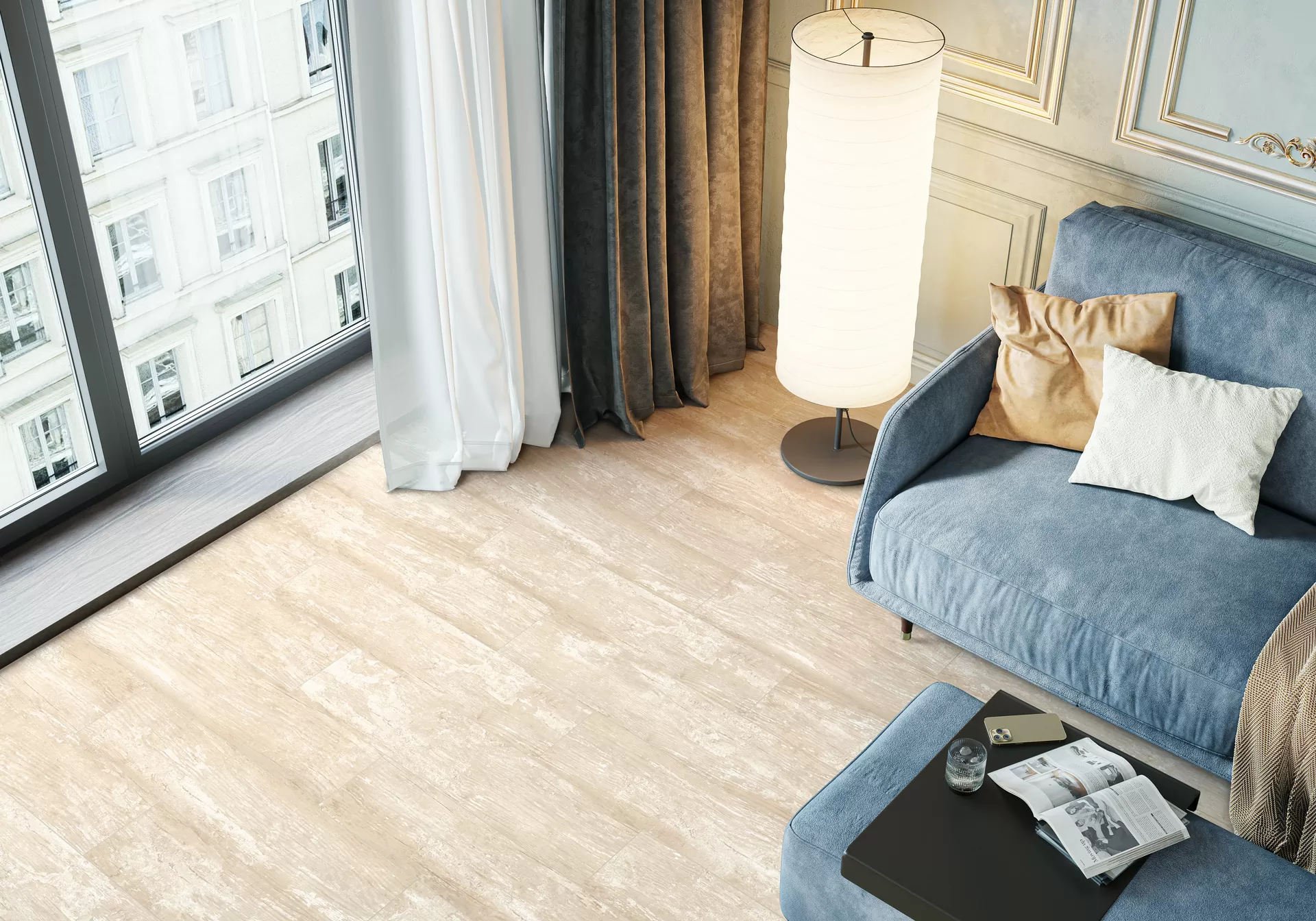 Керамогранит GP2090PLS01R Plasterwood Crema Sugar 200x900