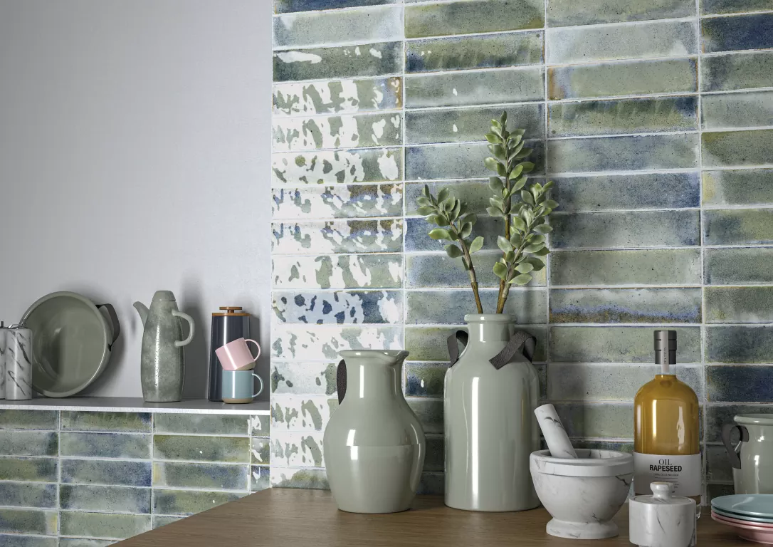 Керамогранит Jazba Green Brillo 6х24.6