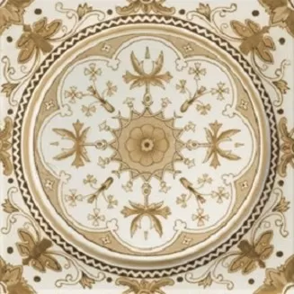 Плитка Monocolor Mix Circle Classic Cream 10х10 (14 дизайнов)