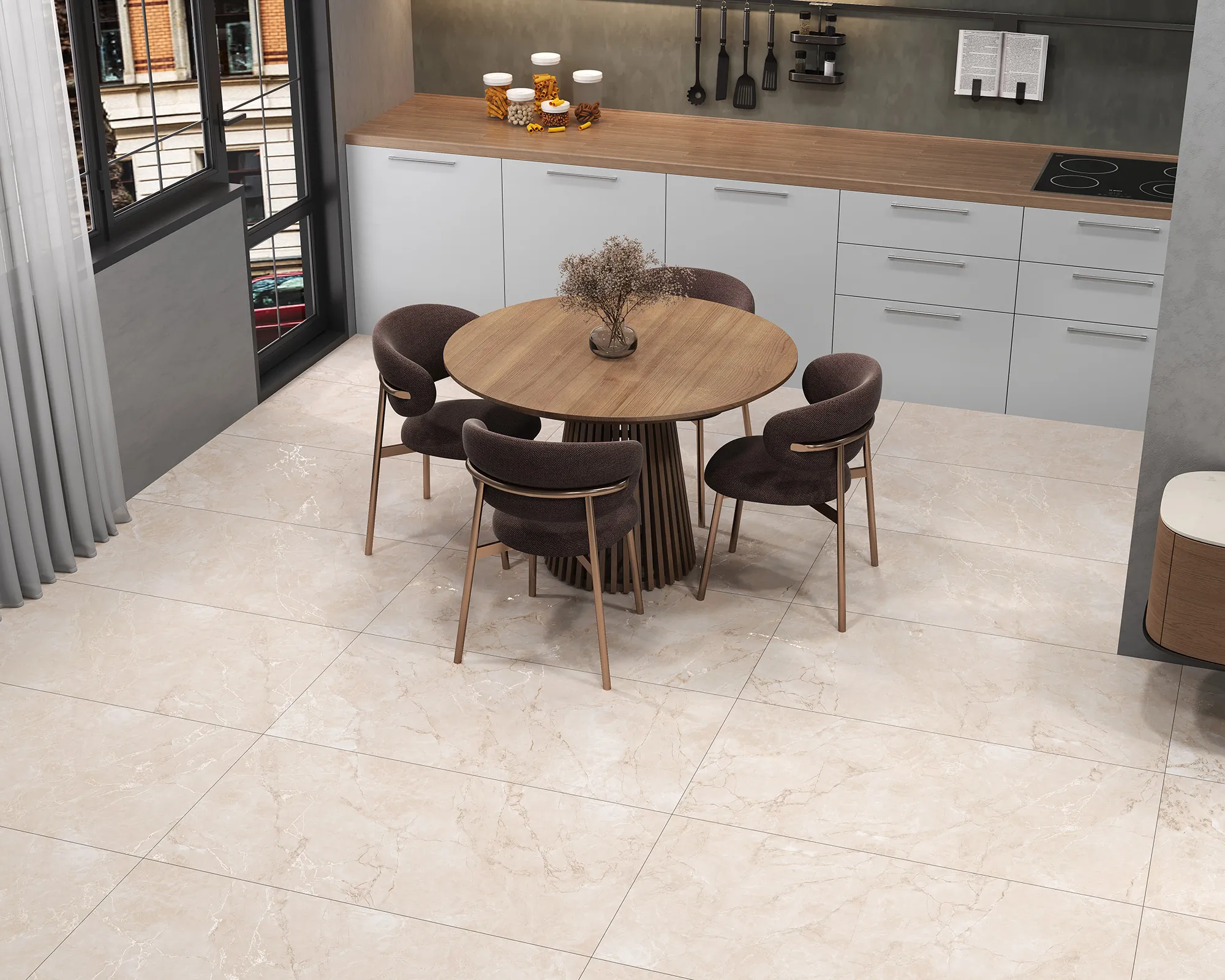 Керамогранит CR4011-A Arctic Pearl Carving 60x120