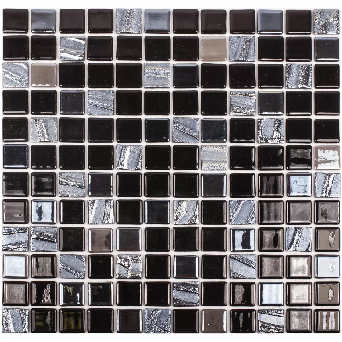 Мозаика Astra Black (на ПУ сцепке) 31.7x31.7