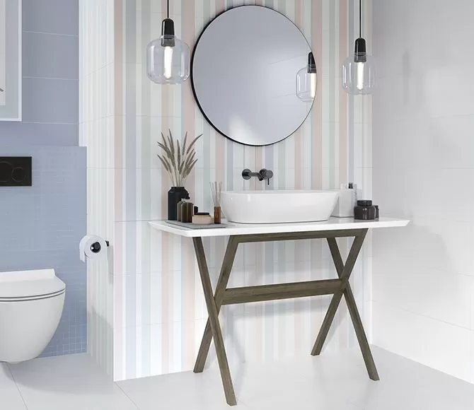 Плитка TYU453 Trendy арт многоцветный 25х75