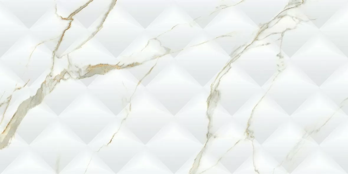 Плитка LE63063B-F50 Bianco Carrara Classico Monticulo Rectificado 30х60