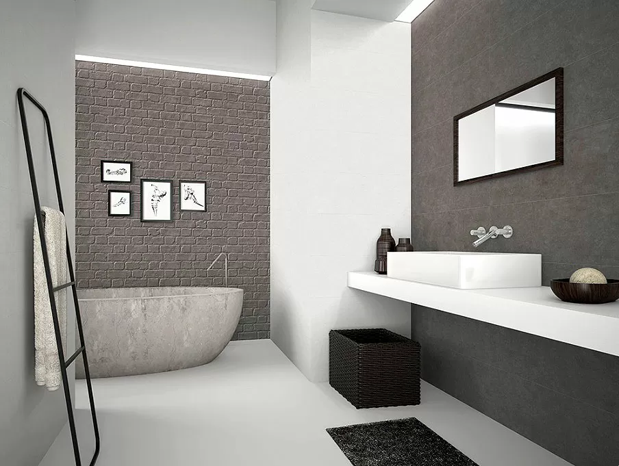 Плитка Microcemento Blanco 30x90