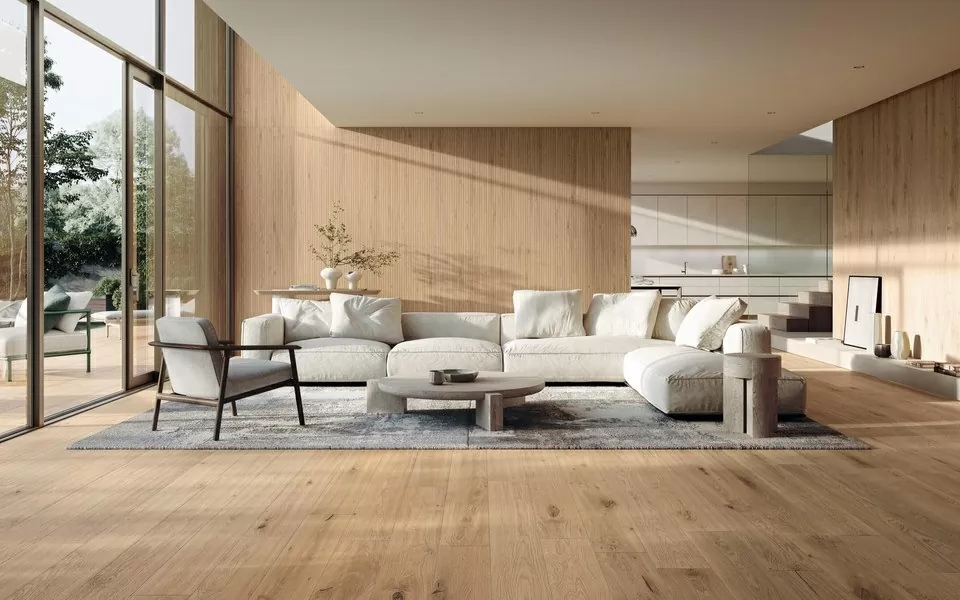 Керамогранит AX3T Log Moon Oak Forest Matte 18,5x150