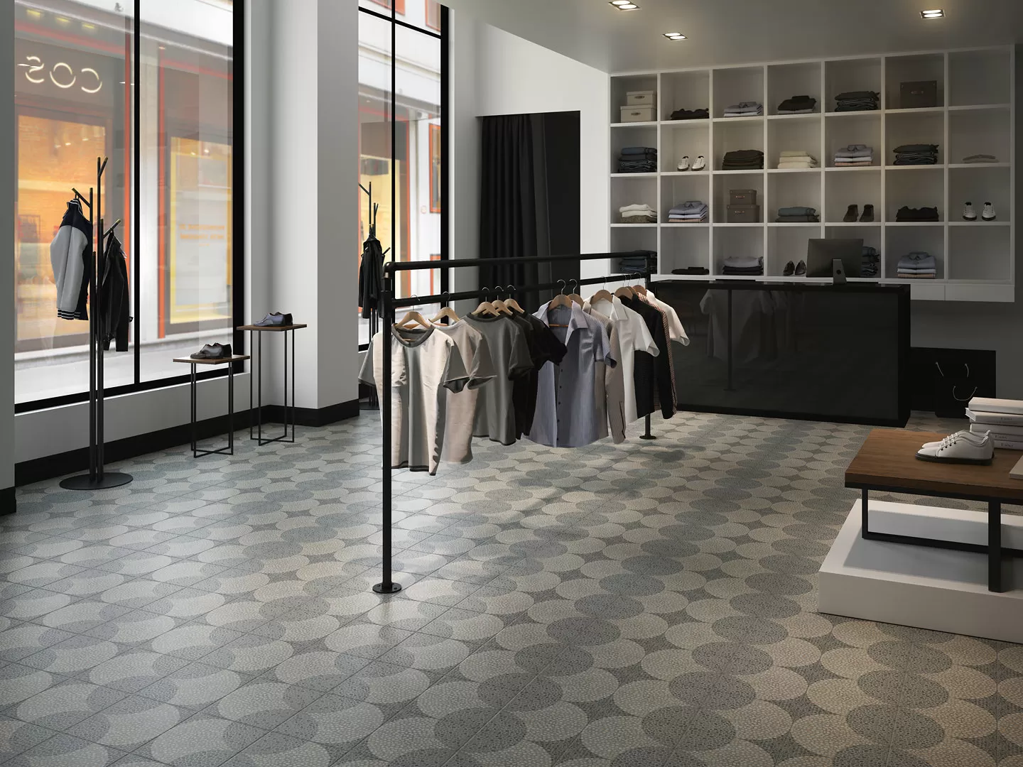 Керамогранит SG936700N Сассолино 3 серый матовый 30x30x8