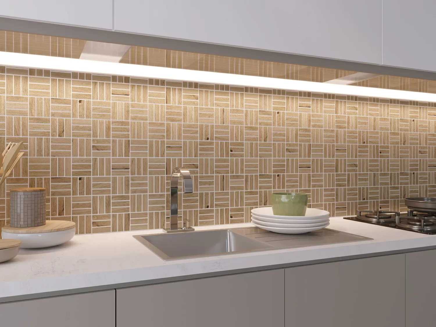 Керамогранит WS5A116 Плинтус Woodhouse коричневый 7x59,8