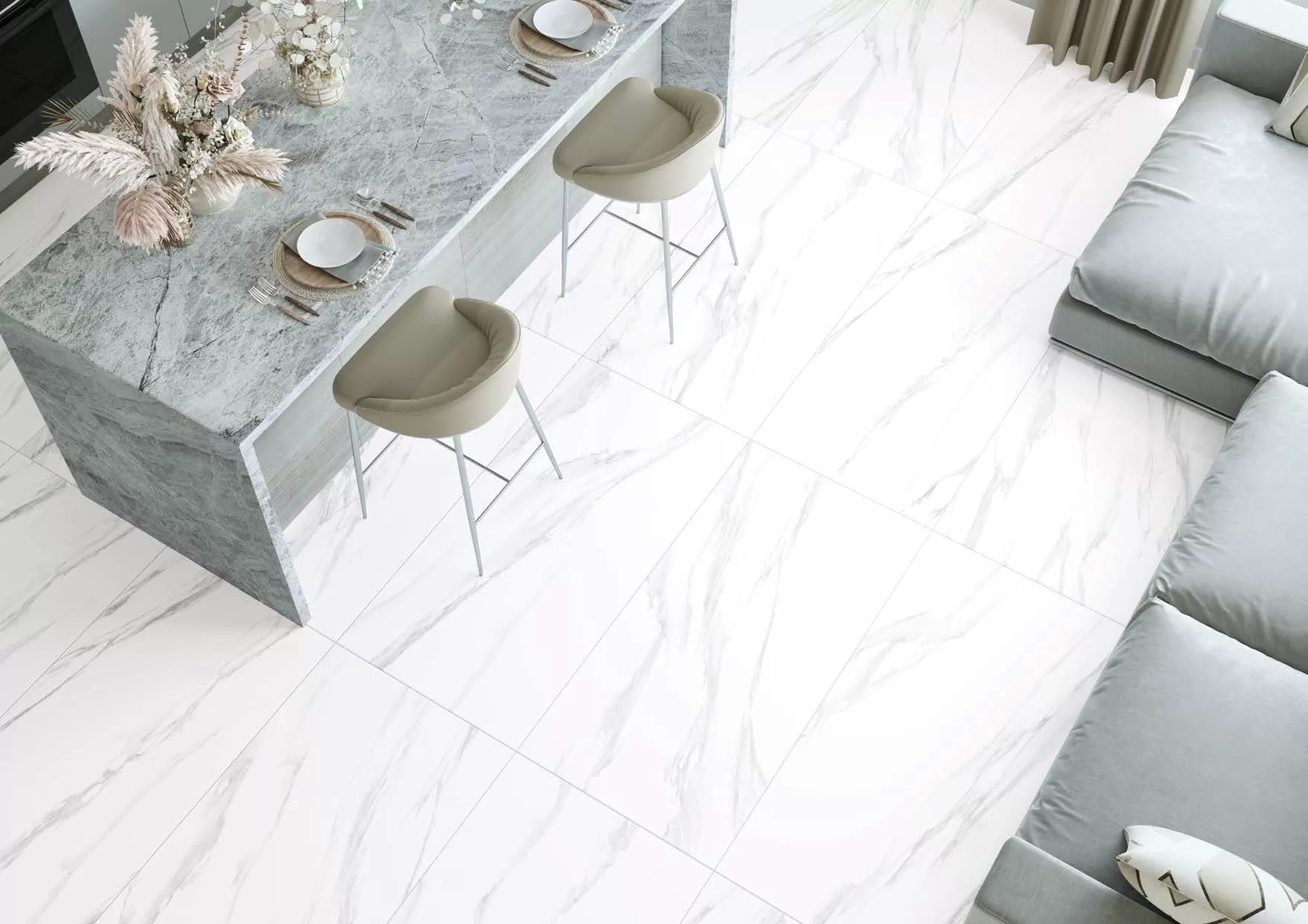 Керамогранит GP40STA11R Statuario Gold матовый 600x600x9,5