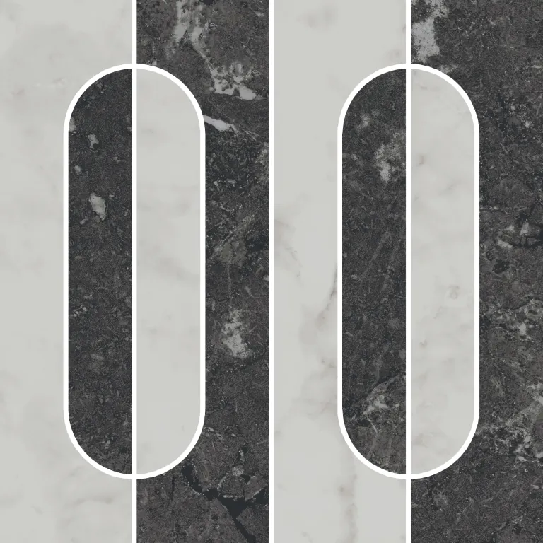 Керамогранит KMD2HID013GR Декор Тубкаль наборный матовый обрезной 30x30x0,9