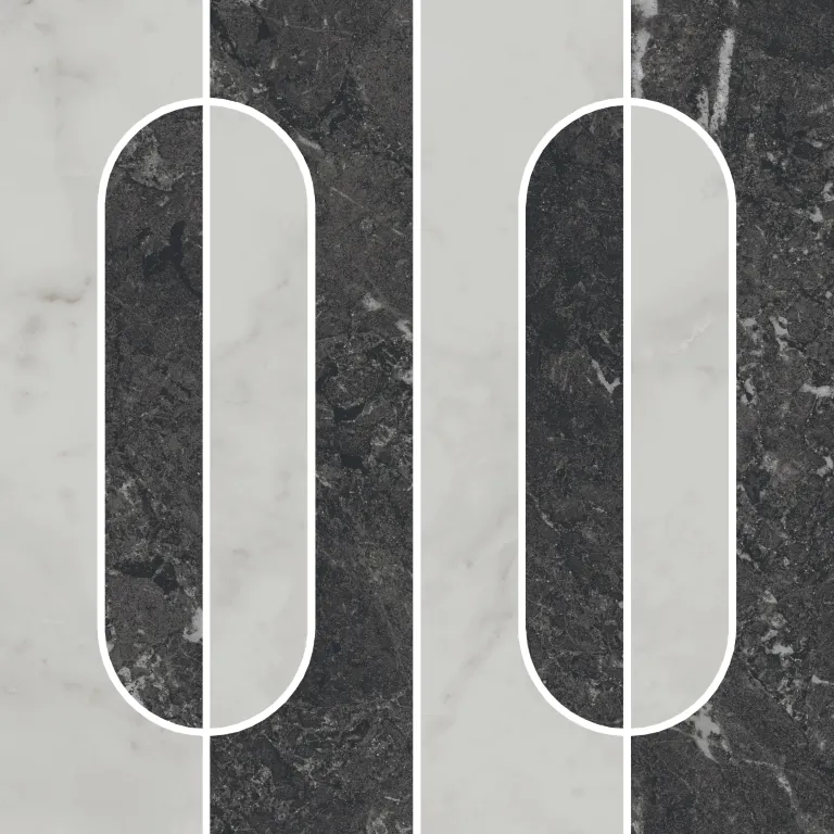 Керамогранит KMD2HID013GR Декор Тубкаль наборный матовый обрезной 30x30x0,9