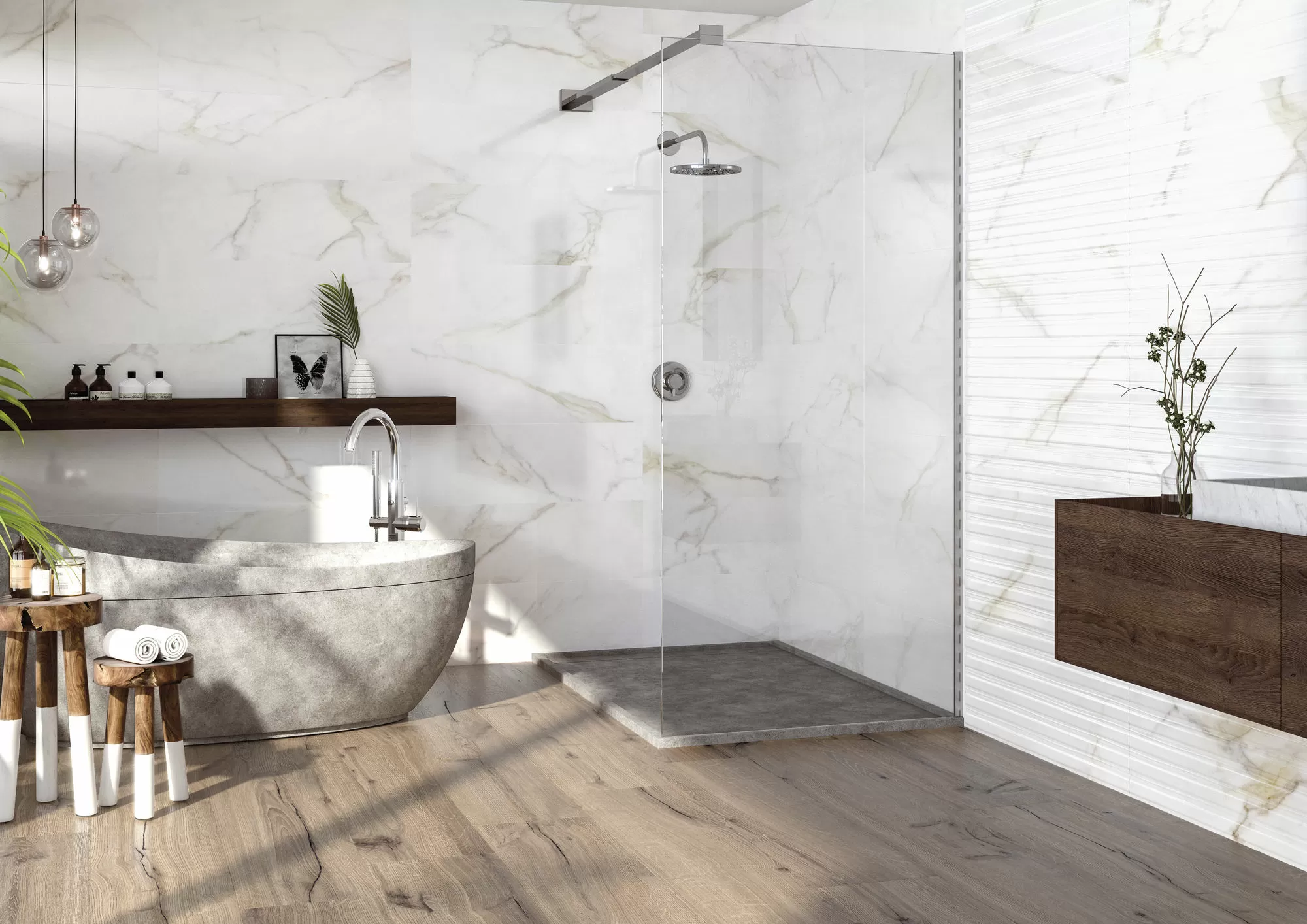 Плитка Diamond Gold Brillo rect. 30x90