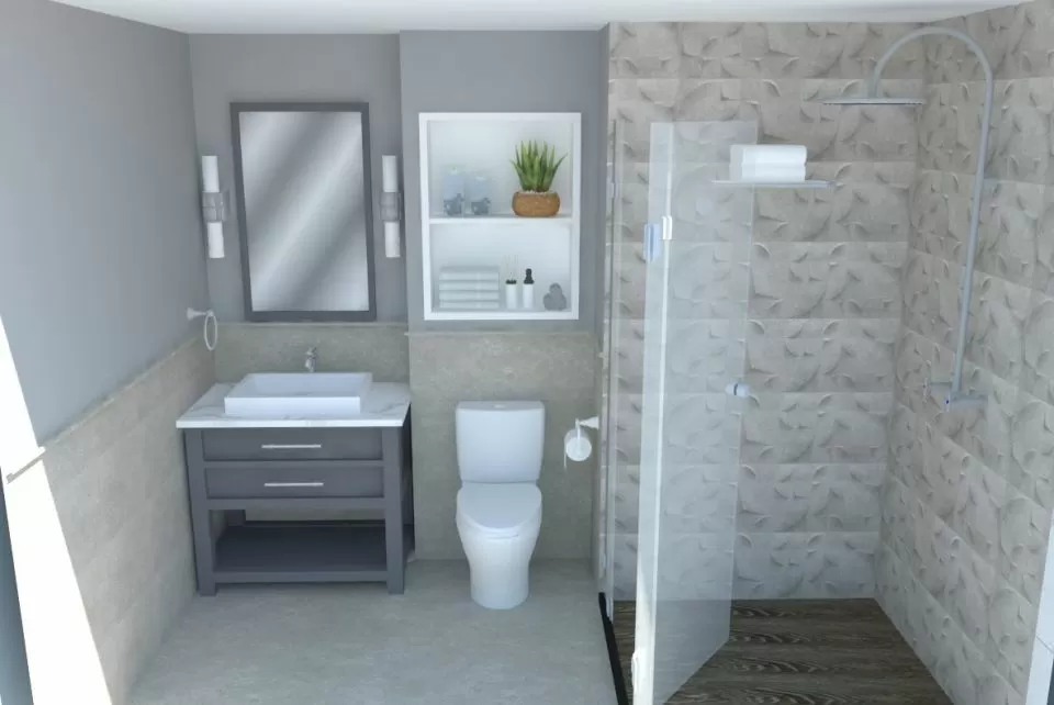 Плитка Icon Taupe Rect 30x90
