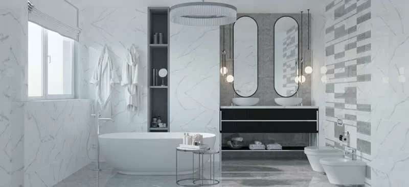 Плитка Calacatta Lineal Rectificado 30x90