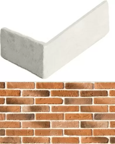 Искусственный камень 336-75 Йорк брик угол 8x17,5x4,7