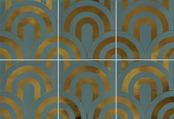 Плитка Takada Turquesa Oro 23x33,5