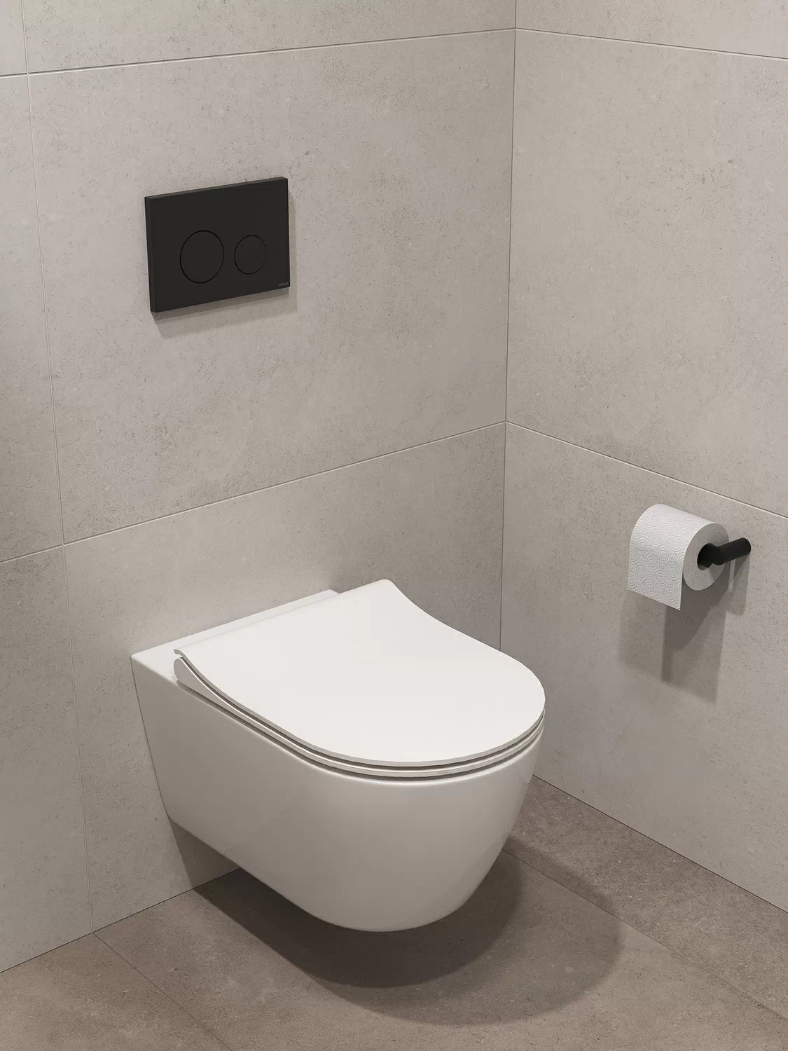 Керамогранит 17122 Soft Concrete светло-серый ректификат 60x120