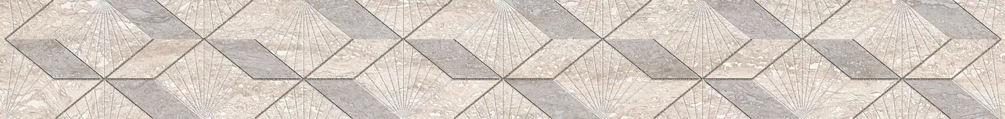 Плитка 587131002 Бордюр Ascoli Grey Diamond 63x7.5