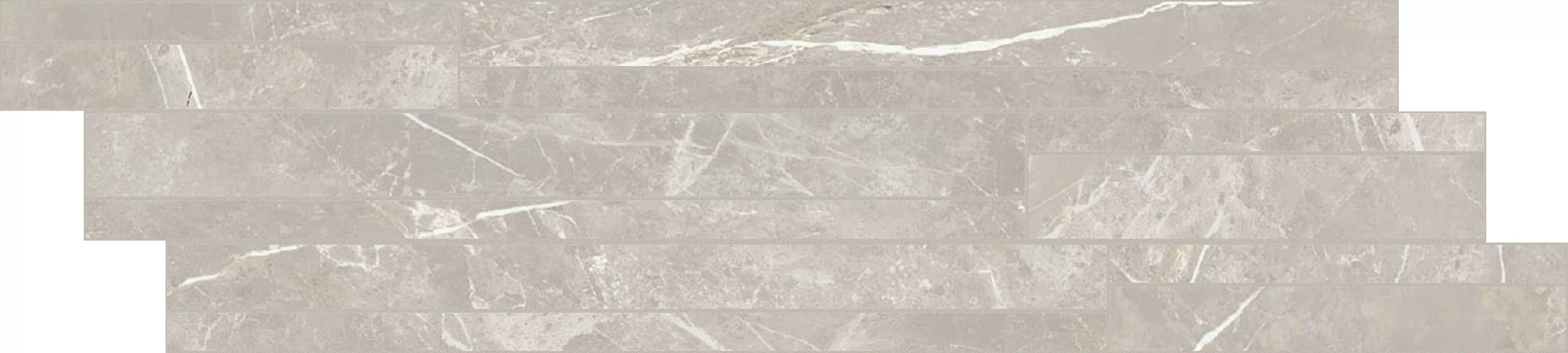 Керамогранит 767039 Elemental Grey Dolomia Listello Sfalsato Mix 15x60