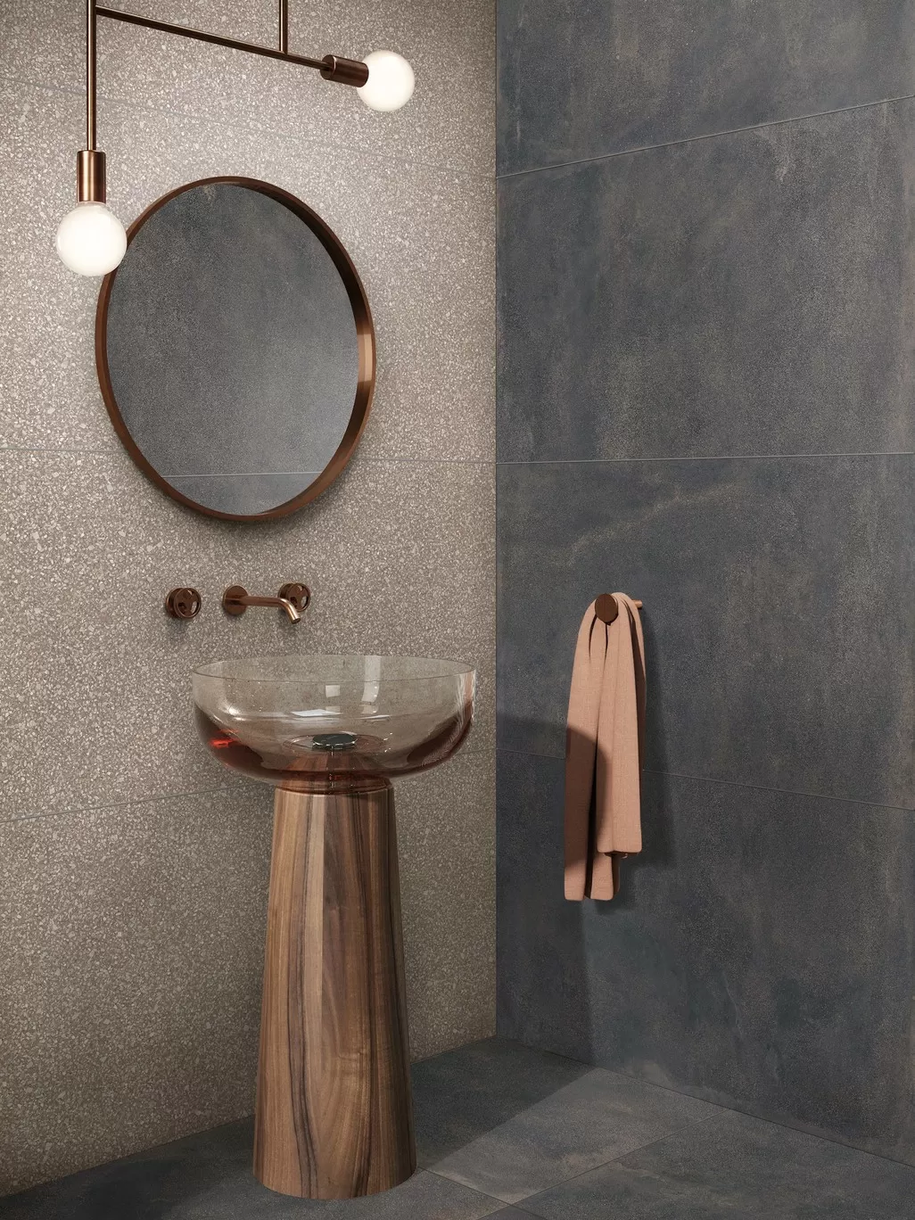 Керамогранит PF60006695 Blend Concrete Moon Grip Ret 60x60