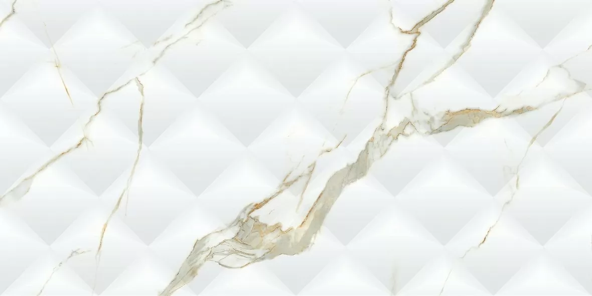 Плитка LE63063B-F50 Bianco Carrara Classico Monticulo Rectificado 30х60