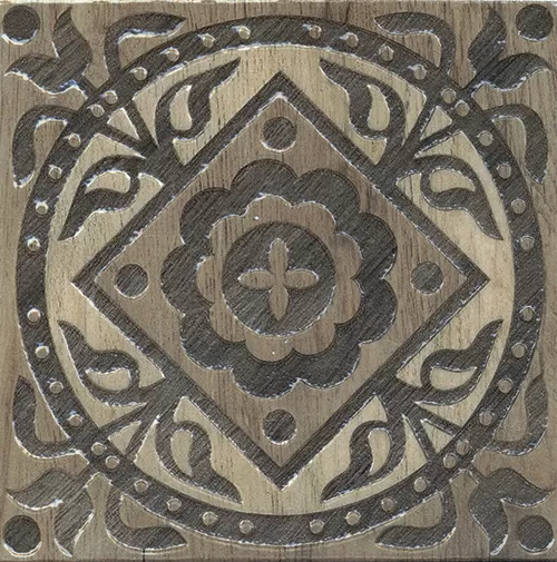 Керамогранит HGD/B28/SG1550L Вставка Фратте серый лаппатированный 20х20