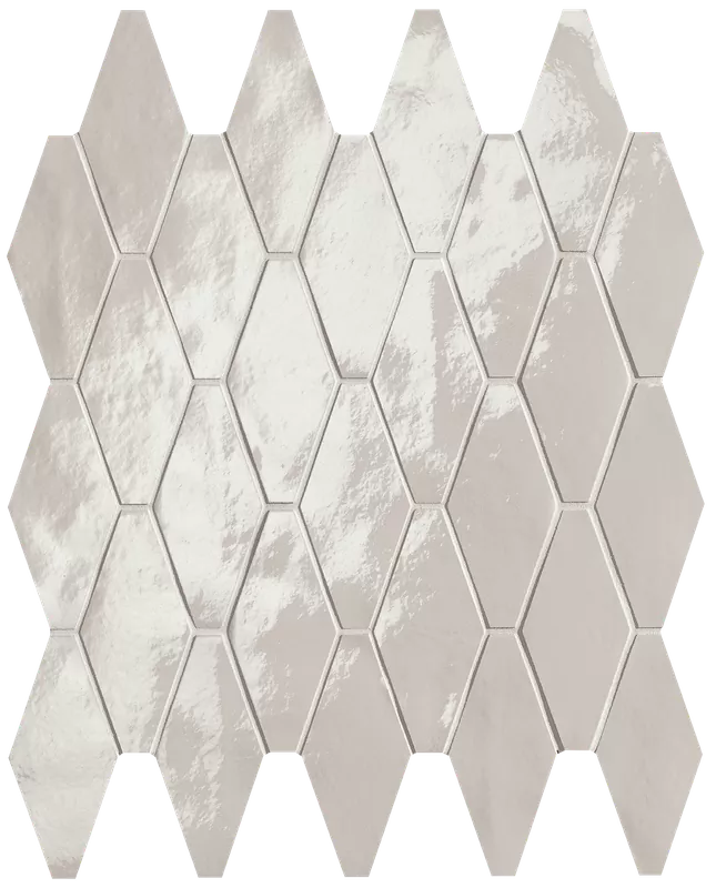 Мозаика fRW9 Glim Ghiaccio Rombi Mosaico Brillante 31x35,5