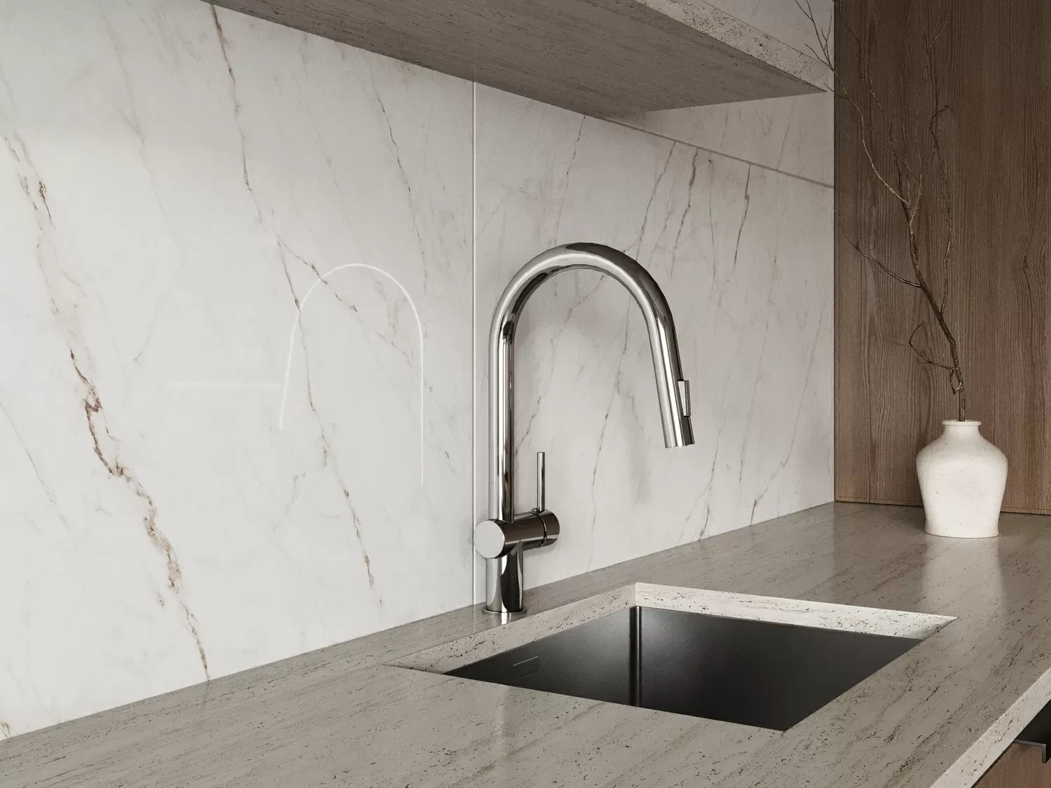 Керамогранит 17418 Thassos полированный белый ректификат 60x120