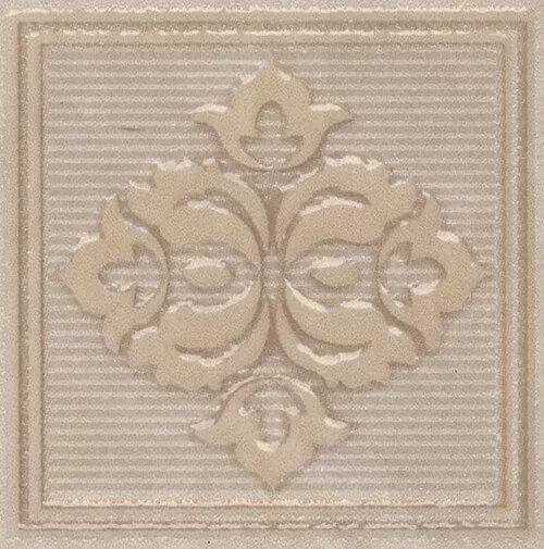 Керамогранит AD/A400/SG929620R Вставка Версаль бежевый обрезной 7x7x0,9