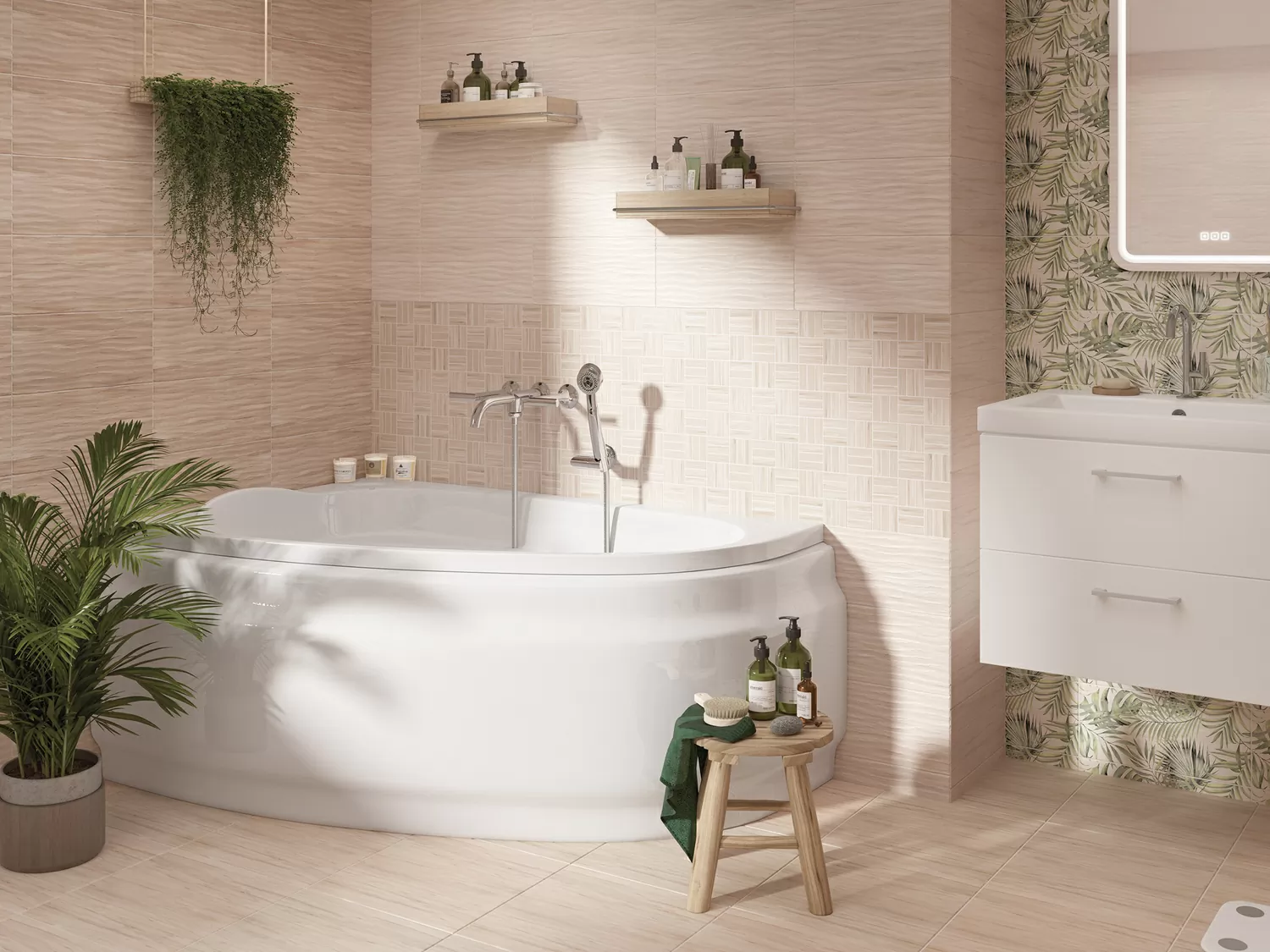 Керамогранит C-BN4R112D Botanica коричневый 42x42