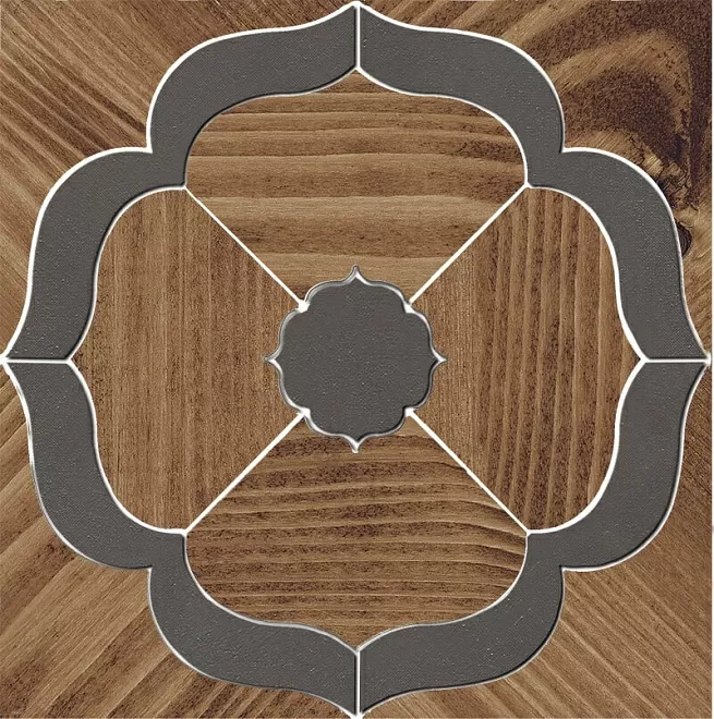 Керамогранит ID87 Гранд Вуд наборный декор 19.6*19.6