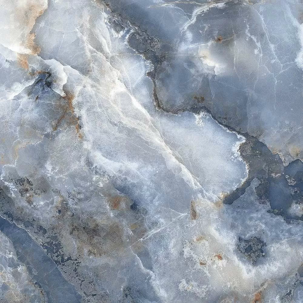 Керамогранит PR151 Honey Onyx Blue Polished 600x600