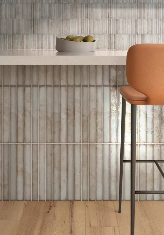 Плитка Brick Raku Grey 35x35